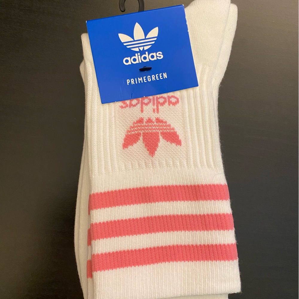 Adidas Pastel Mid Cut Crew Socks